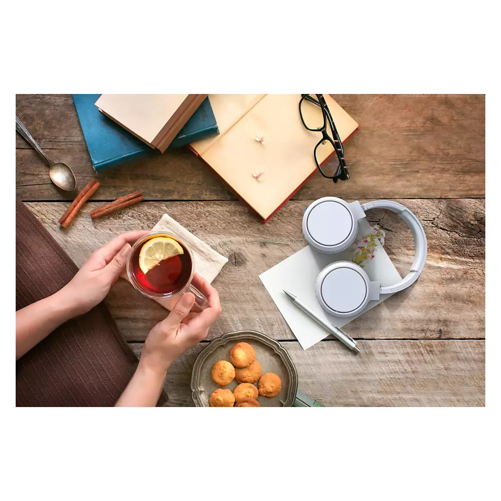 Навушники Philips TAH5205 Over-ear ANC Wireless Mic White (TAH5205WT/00) - зображення 9