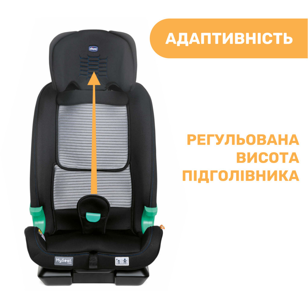 Автокрісло Chicco MySeat i-Size Air Чорне (79873.72) - зображення 9