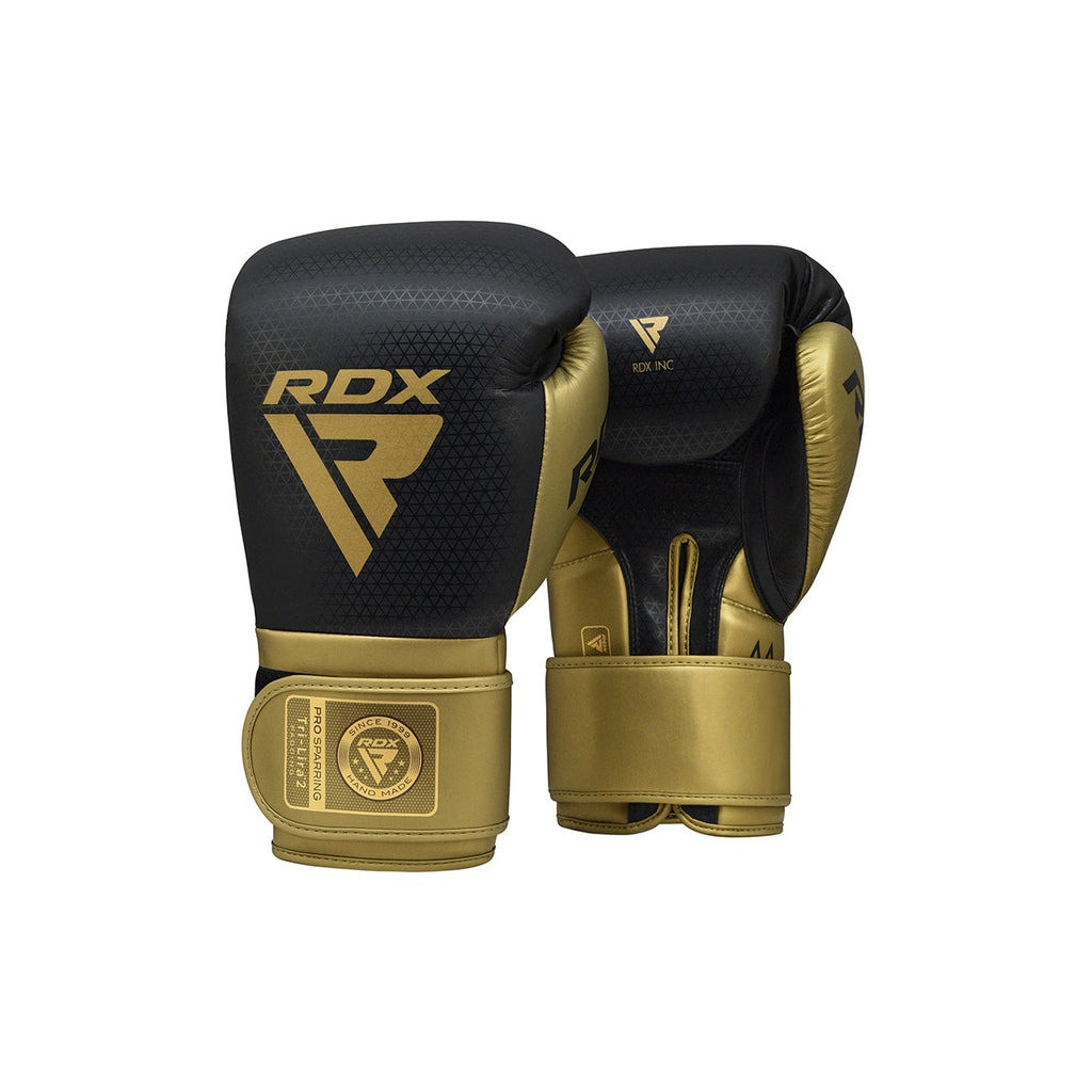 Боксерські рукавички RDX Mark Pro Sparring TRI Lira 2 Golden 10 унцій (BGM-PSTL2G-10OZ) - зображення 2