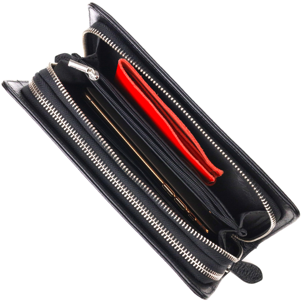 Сумка Canpellini З натуральної шкіри Чорна (21567) - зображення 9