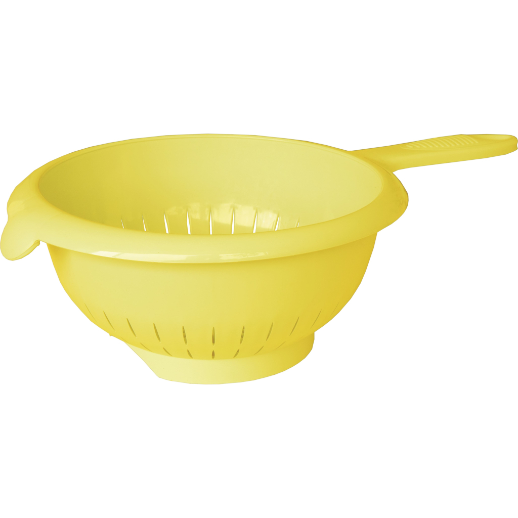 Друшляк Eurogold з ручкою 20 см жовтий (ЕГ-920020 /жовтий) - зображення 1