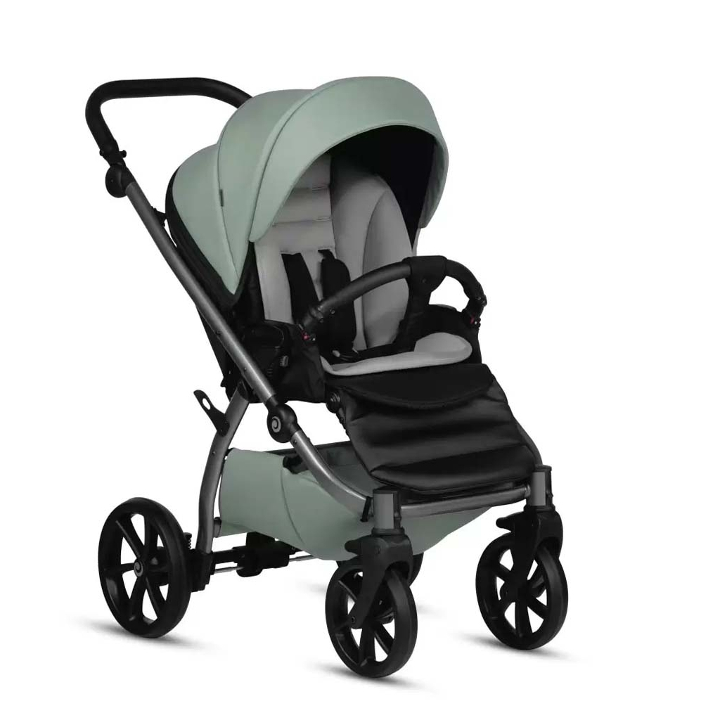 Коляска TUTIS 2 в 1 Uno5+ Leather collection (Sage) (1402039) - зображення 4