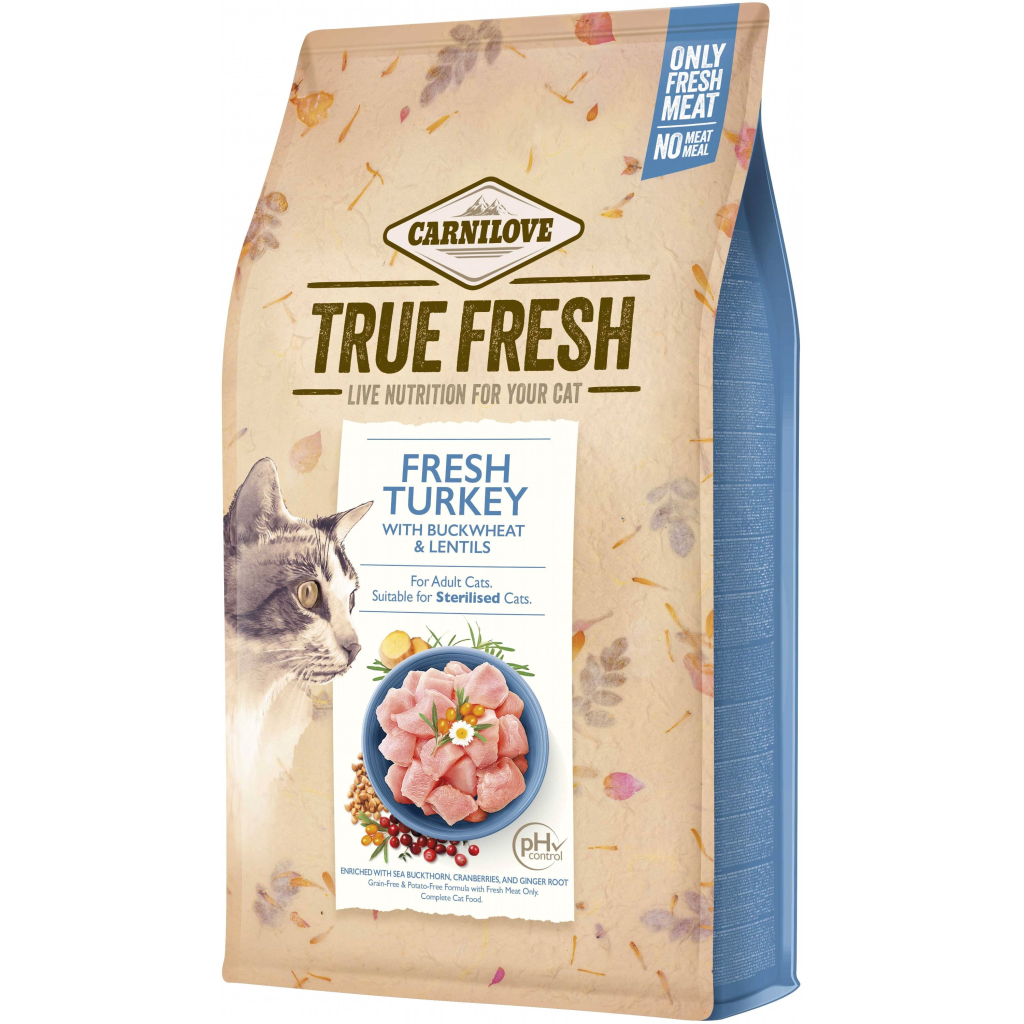 Сухий корм для кішок Carnilove True Fresh Cat Turkey 340 г (8595602561445) - зображення 1