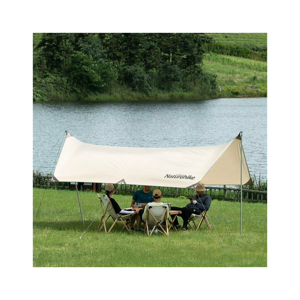 Тент Naturehike Girder NH20TM006 150D 400x292 cm Sand (6927595749647) - зображення 4