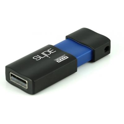 USB флеш накопичувач Goodram 8GB Sl!de Blue USB 2.0 (PD8GH2GRSLBR10) - зображення 2