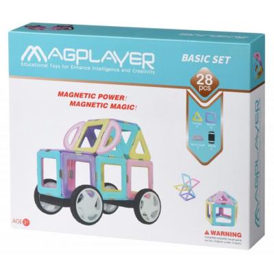 Конструктор Magplayer магнітний набір 28 ел. (MPH2-28) - зображення 1