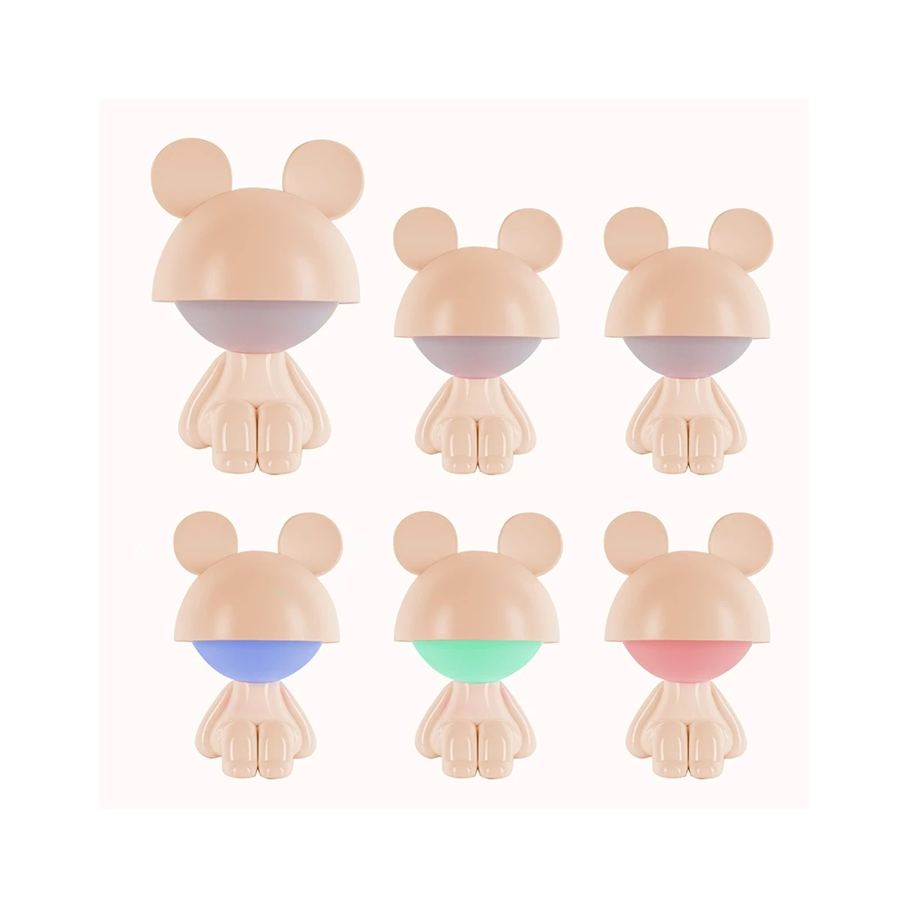 Нічник Kite Світильник LED з акумулятором Cute Mouse, персиковий (K25-316-2-4) - зображення 4