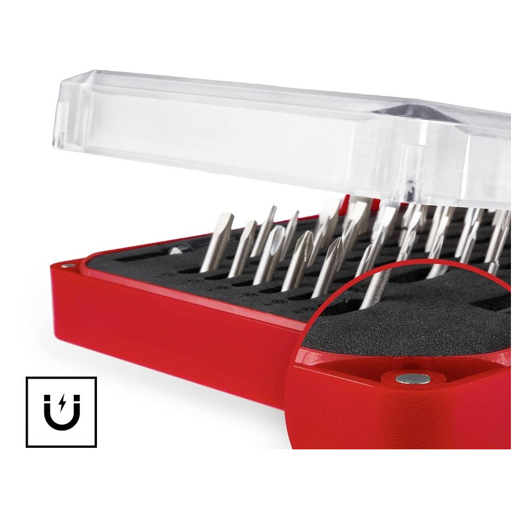 Набір біт Einhell 33шт,HEX, PH, RIBE, SL, Spline, Torx, 28мм, кейс (115010) - зображення 7