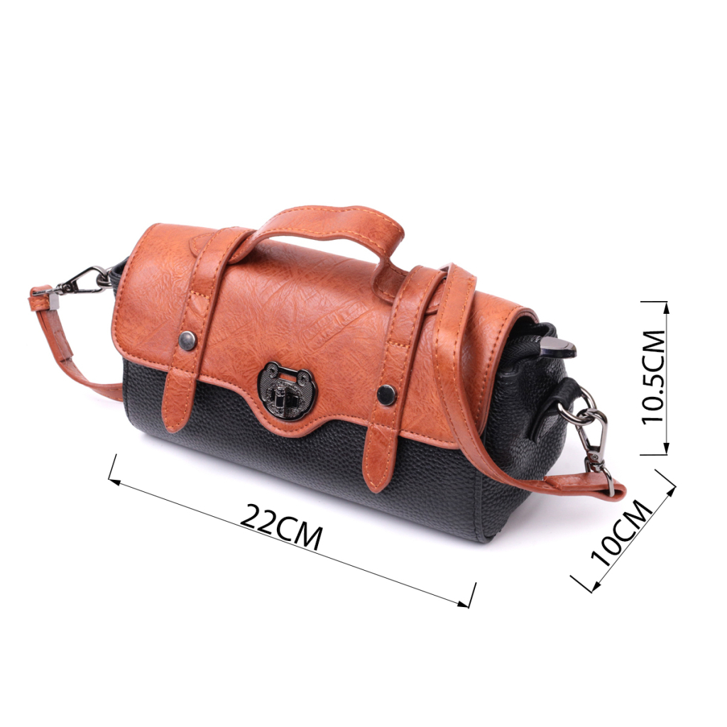 Сумка Vintage Жіноча у вінтажному стилі з натуральної шкіри Чорна (22349) - зображення 3