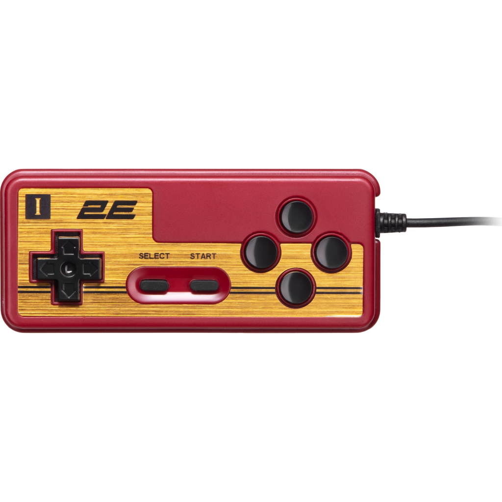 Ігрова консоль 2E 8bit AV (2 дротових геймпада, 298 ігор) (2E8BAVWD288) - изображение 9