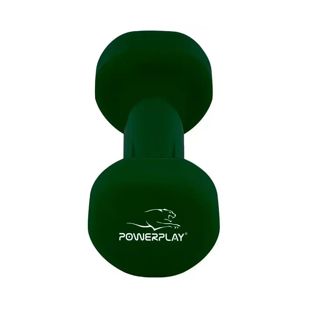 Гантель PowerPlay 4125 Achilles 1.5 кг Зелена (PP_4125_1.5kg) - зображення 4
