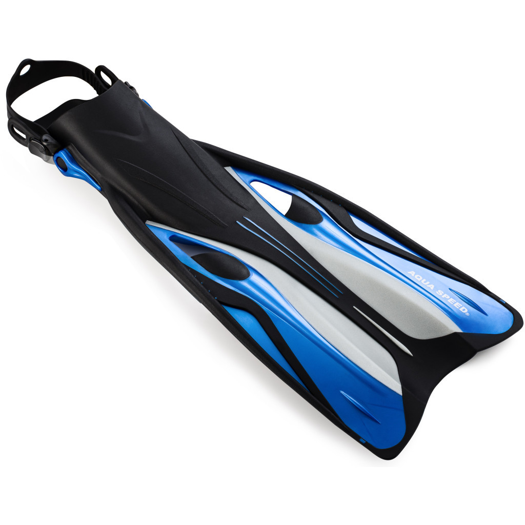 Ласти Aqua Speed Swift 707-11 4766 синій, чорний, сірий 41-45 (5908217647665) - изображение 2
