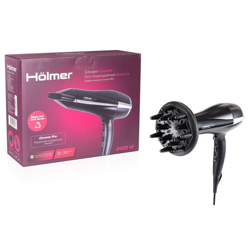 Фен Hölmer HHD-240D - зображення 8