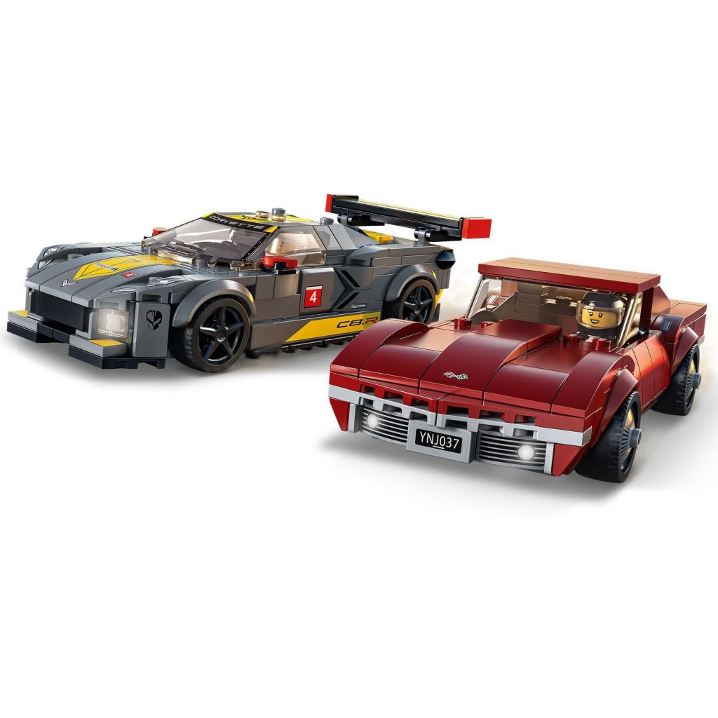 Конструктор LEGO Speed Champions Chevrolet Corvette C8.R Race Car and 1968 Chevrolet Corvette (76903) - зображення 7