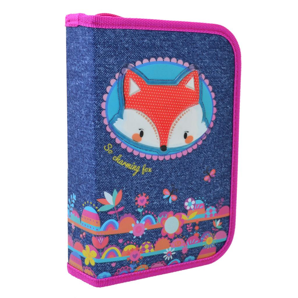 Пенал Yes Fox твердий одинарний з двома клапанами (531801) - зображення 1