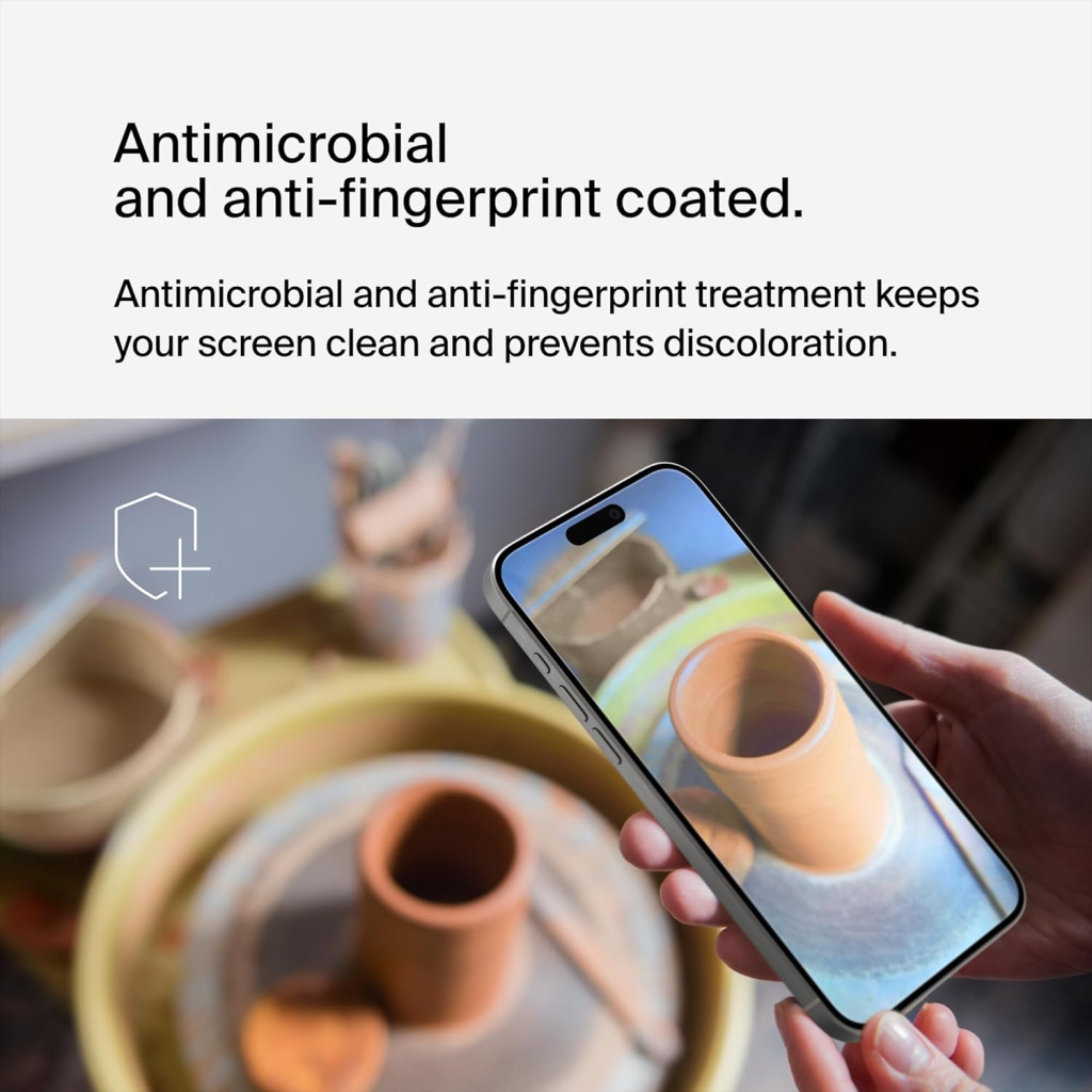 Скло захисне Belkin iPhone 15 Pro Max TemperedGlass (OVA138ZZ) - зображення 6