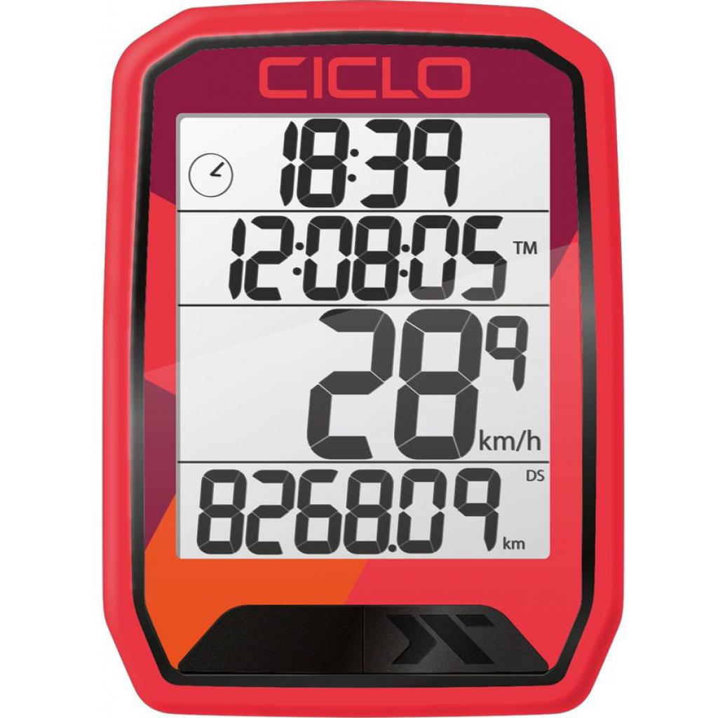 Велокомп'ютер Ciclo Protos 213 Red (10152132) - зображення 1