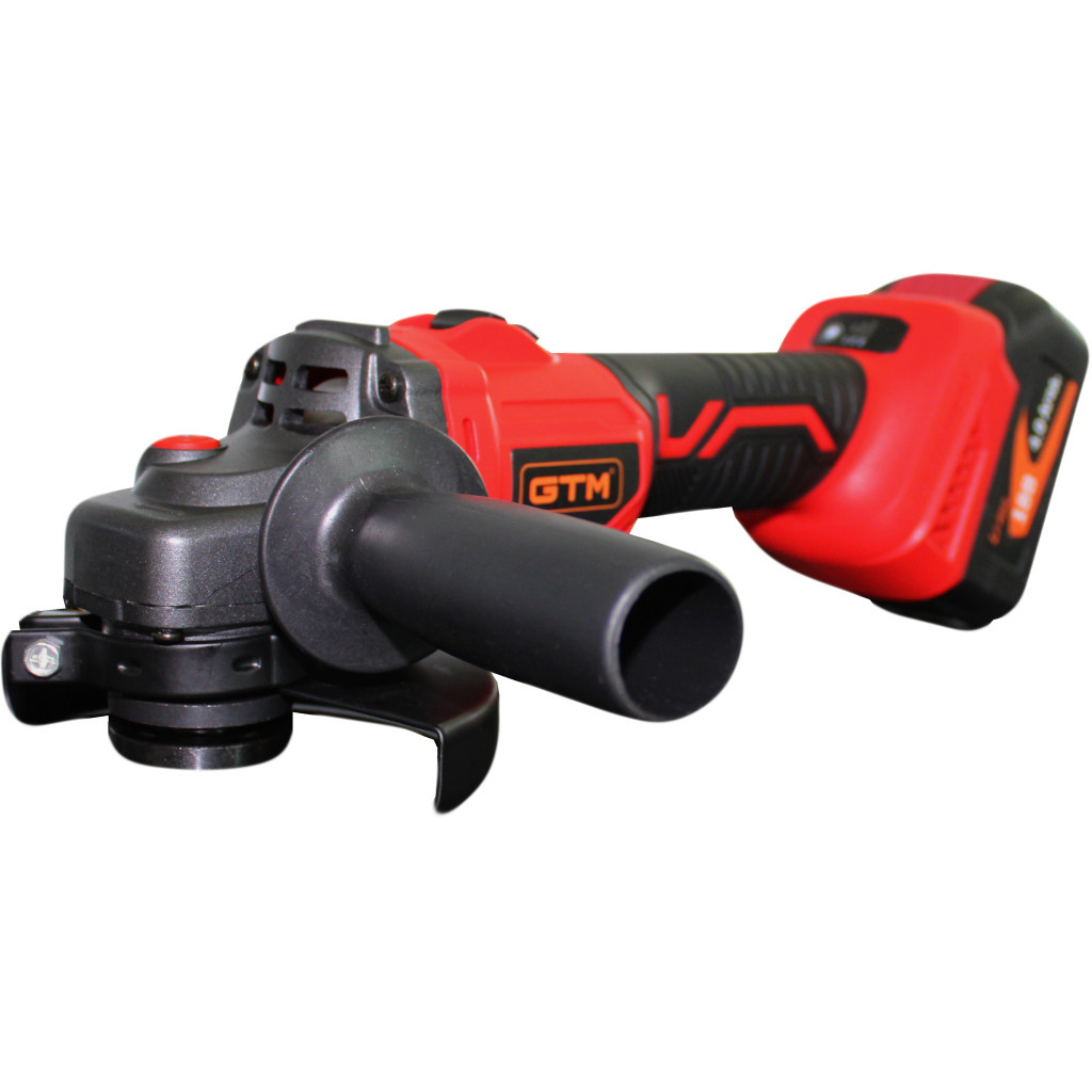 Шліфувальна машина GTM AGC18/125BL, 125мм, 18В, 3000-8500об/хв (без АКБ та ЗП) (AGC18/125BL_BARE TOOL) - зображення 6