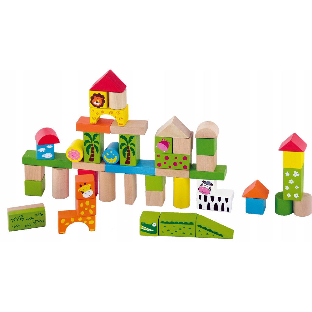 Конструктор Viga Toys Зоопарк 50 шт (50286) - изображение 2