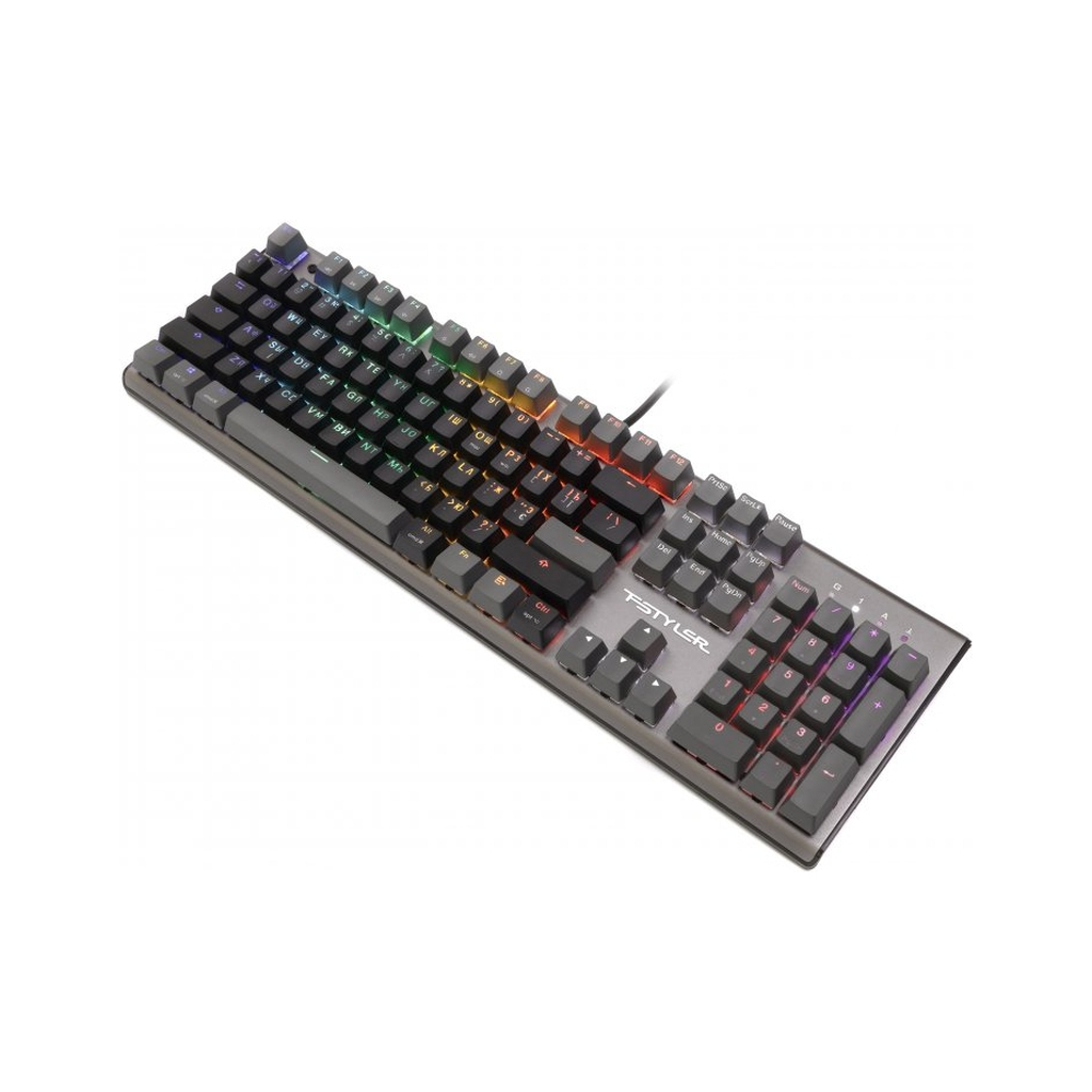 Клавіатура A4Tech FS100 RGB FS Switch USB Stone Black (4711422003925) - зображення 3