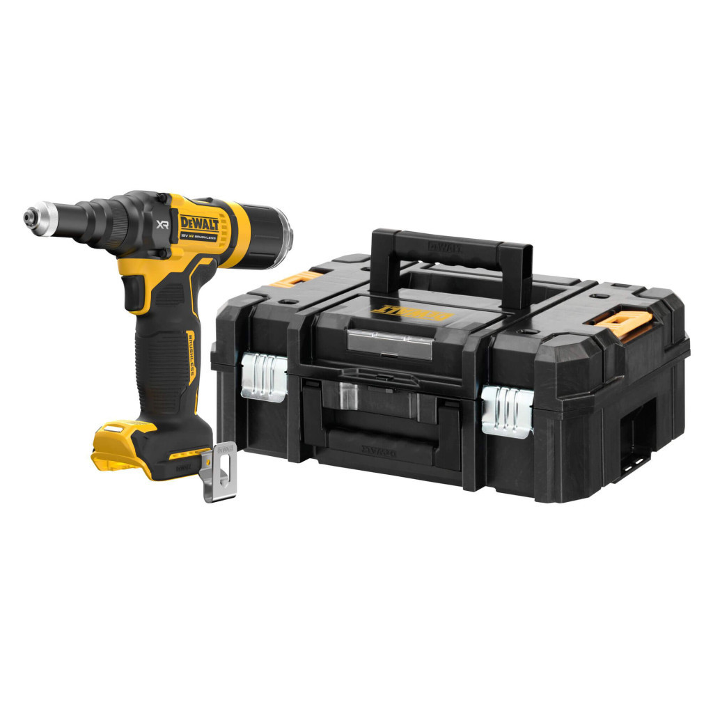 Заклепувальник DeWALT 18 В XR Li-Ion, 10 kN, d.закл.=2.4-4.8 мм (без АКБ та ЗП) (DCF403NT) - изображение 6