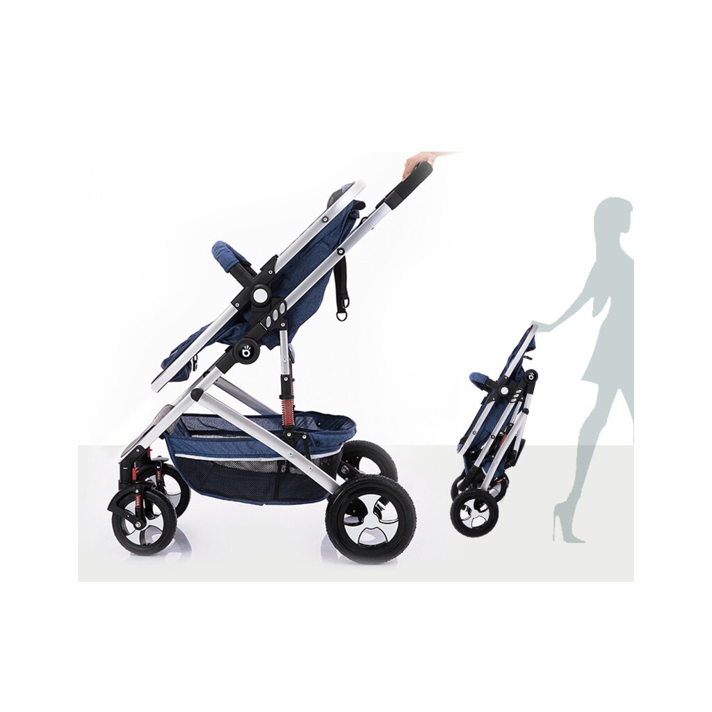 Коляска Jiaobei трансформер High landscape Blue (821486) - зображення 4