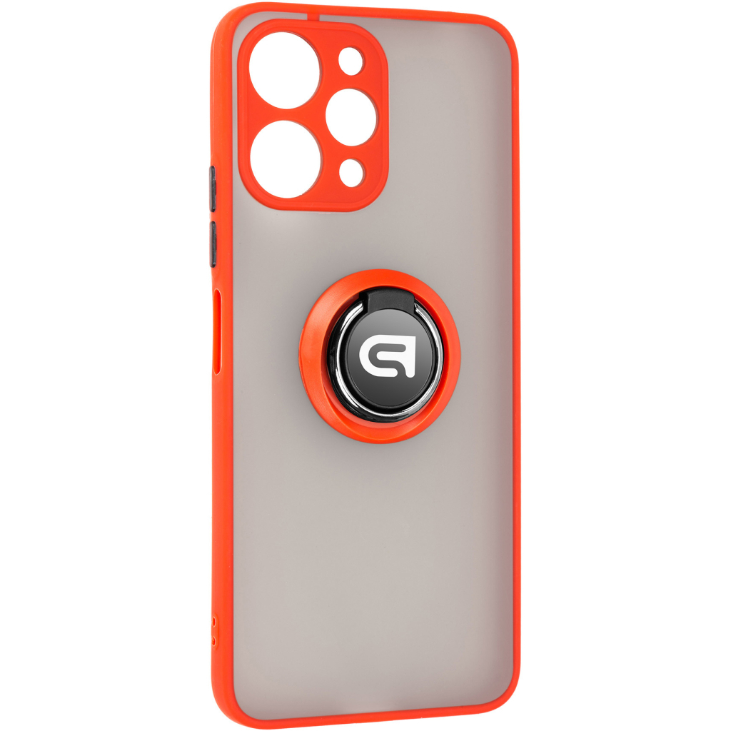 Чохол до мобільного телефона Armorstandart Frosted Matte Ring Xiaomi Redmi 12 4G Red (ARM68905) - зображення 1