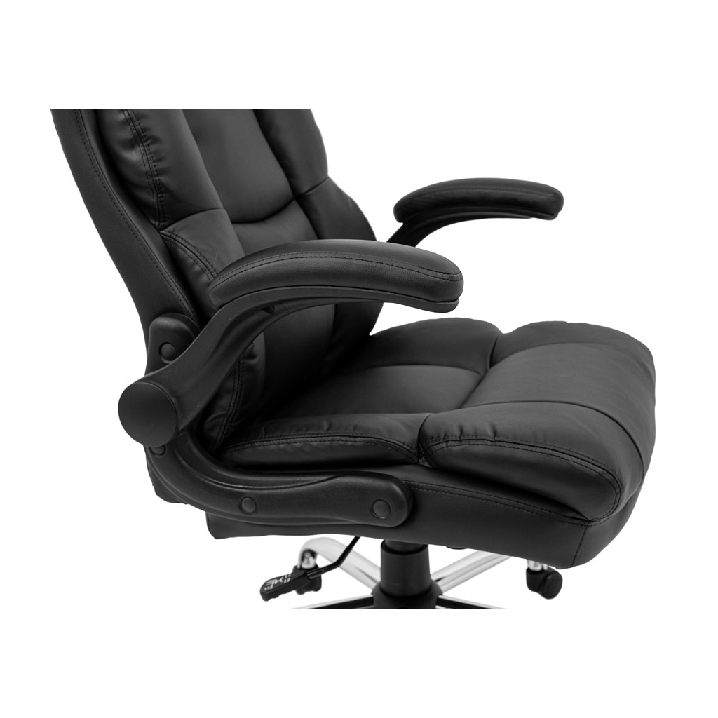 Офісне крісло Richman Манхеттен Хром M-1 (Tilt) Чорна (R00000041853) - зображення 7