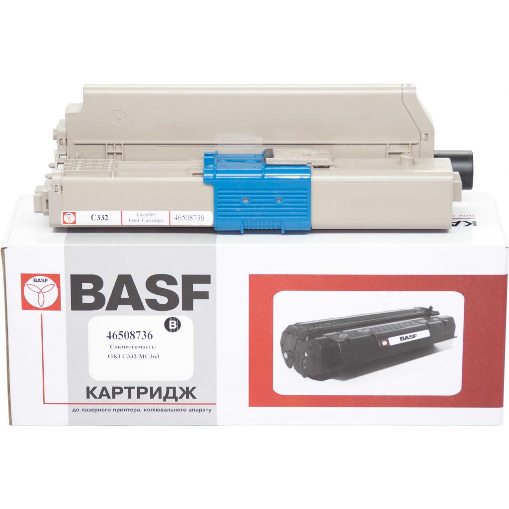 Тонер-картридж BASF OKI C332/MC363 Black 46508736 (KT-46508736) - изображение 1