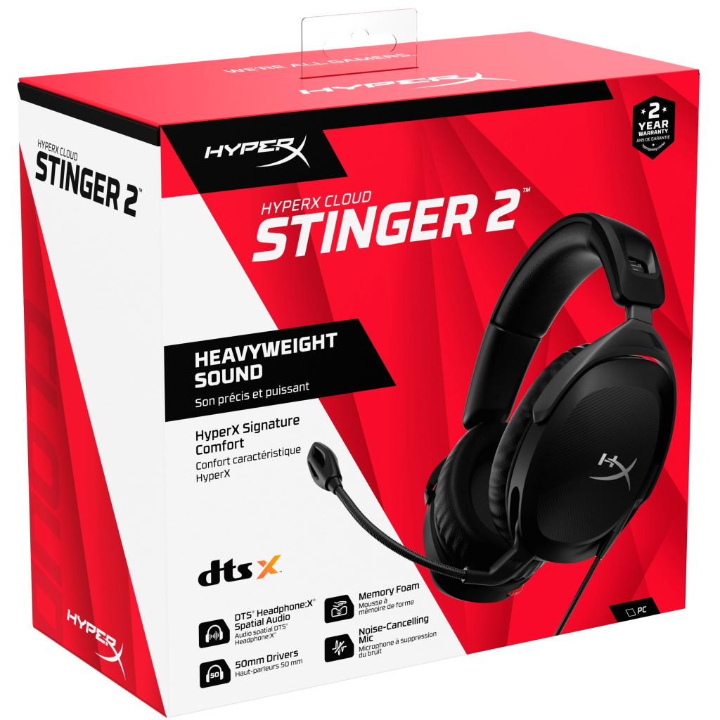 Навушники HyperX Cloud Stinger 2 Wired Black (519T1AA) - зображення 8