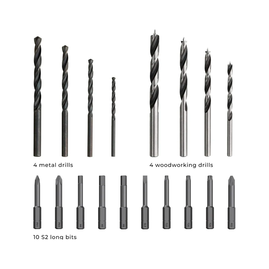 Шуруповерт Xiaomi HOTO 12V Brushless Drill Black (QWLDZ001) - зображення 11