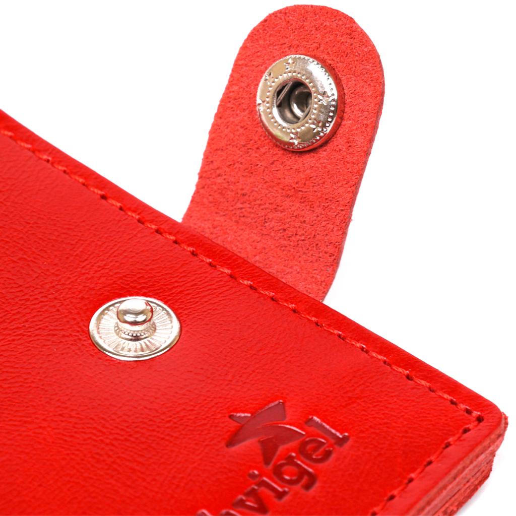 Портмоне Shvigel Шкіряне Червоне (16461) - зображення 5