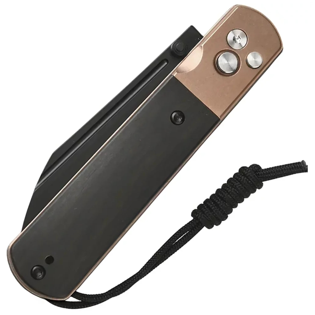 Ніж Artisan Holm AR-RPM9 Rose Gold PVD Steel+Ebony Inlay (1875P-BRG) - зображення 8