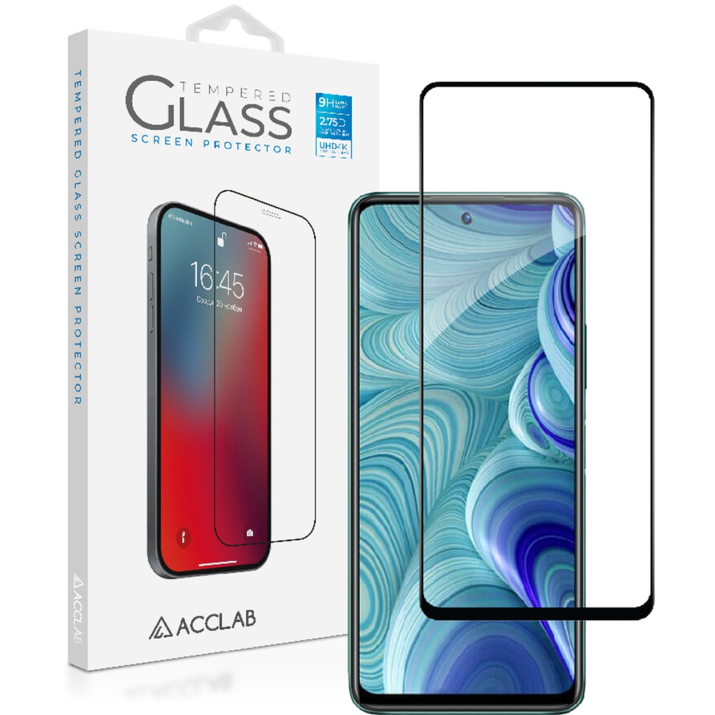 Скло захисне ACCLAB Full Glue Infinix Hot 11s Black (1283126529542) - зображення 1