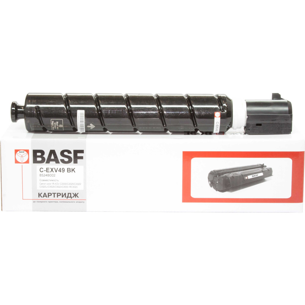 Тонер-картридж BASF Canon iR-C3320/3325/3330 аналог 8524B002 (BASF-KT-EXV49BK) - зображення 1