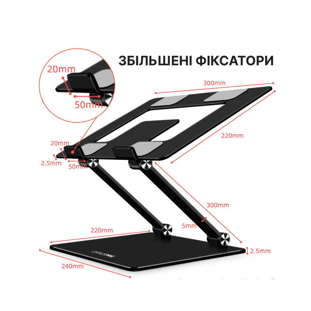 Підставка до ноутбука OfficePro LS111B - зображення 3