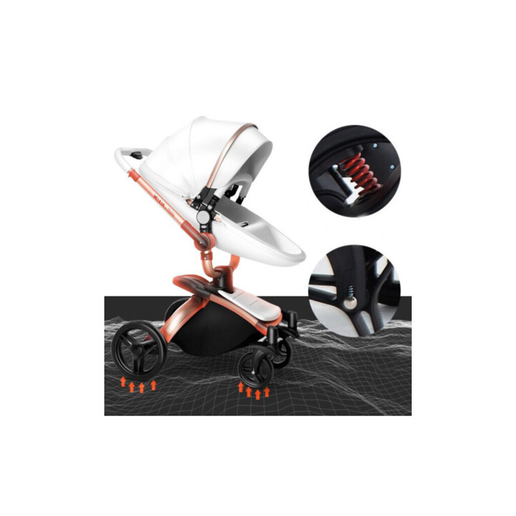 Коляска Bonbonle 2 в 1 AB-906 black (821489) - зображення 5