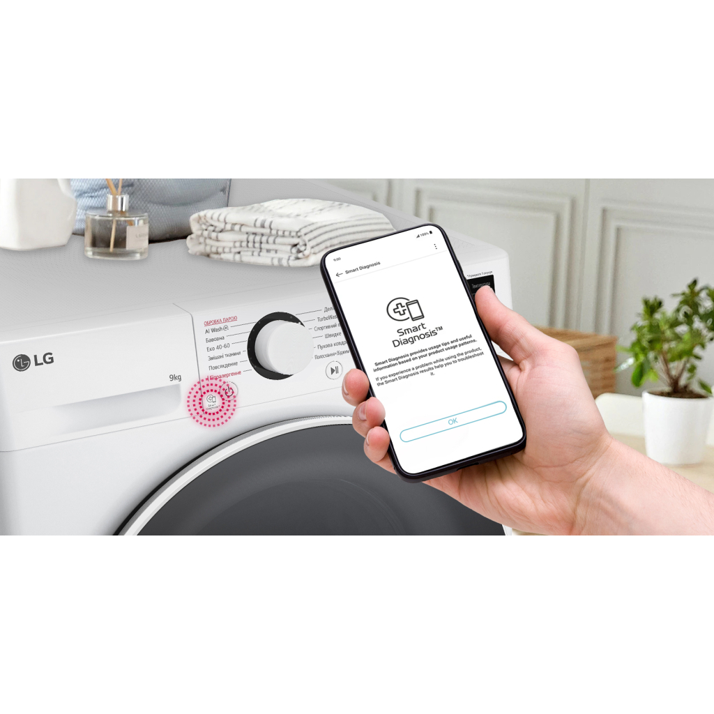 Пральна машина LG F2Y5FS0W - изображение 4