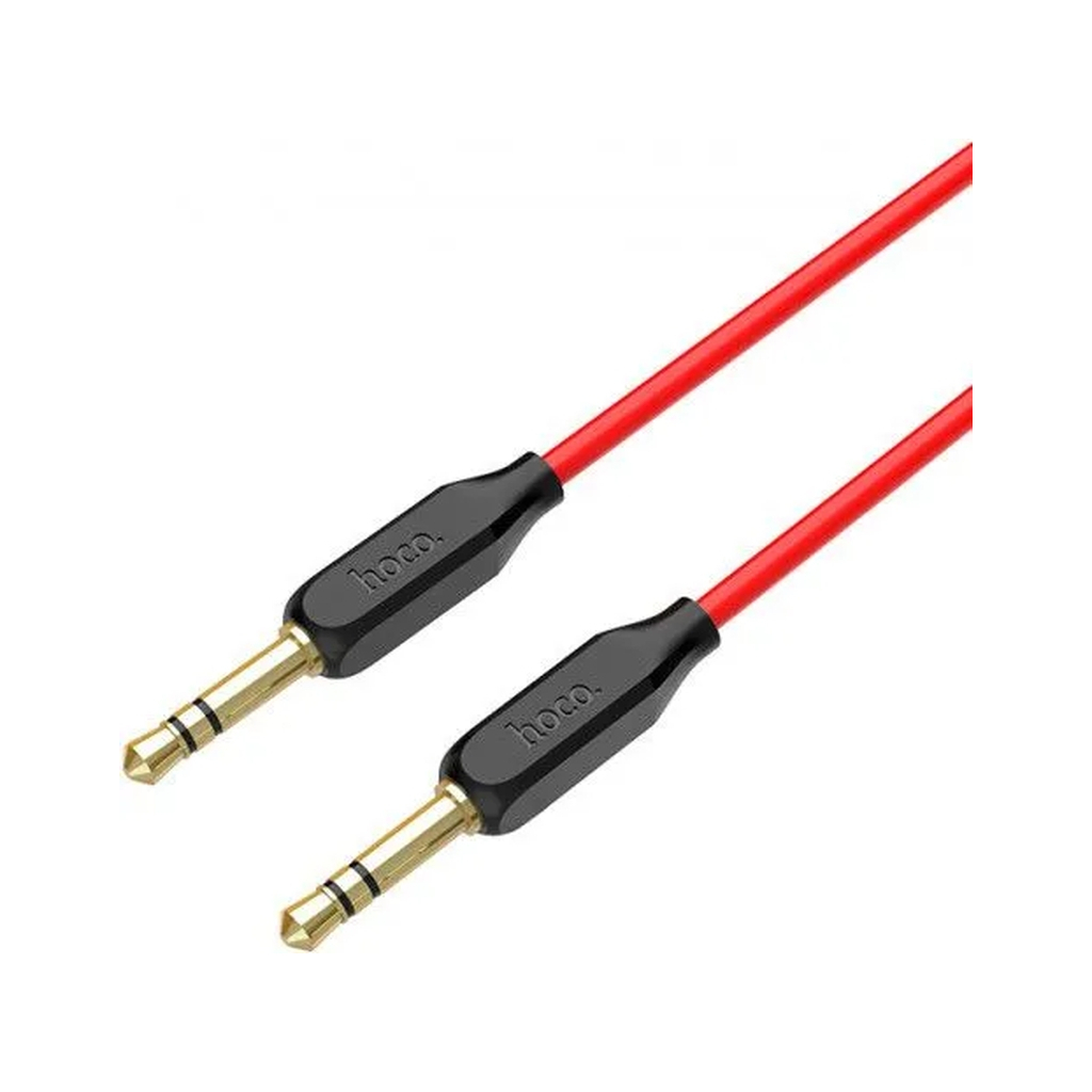 Кабель мультимедійний 3.5mm M to 3.5mm M 1.0m Black HOCO (6957531079293) - изображение 4