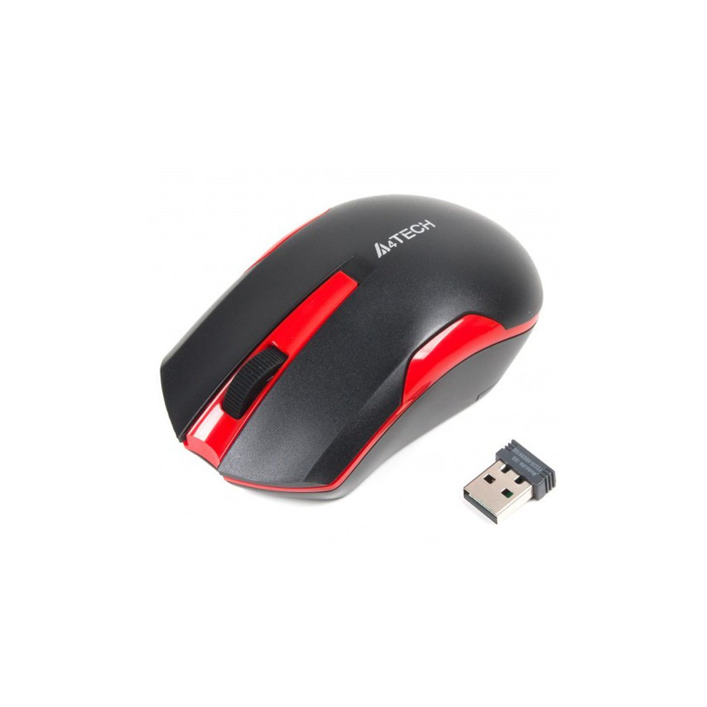 Мишка A4Tech G3-200N Black+Red - зображення 1