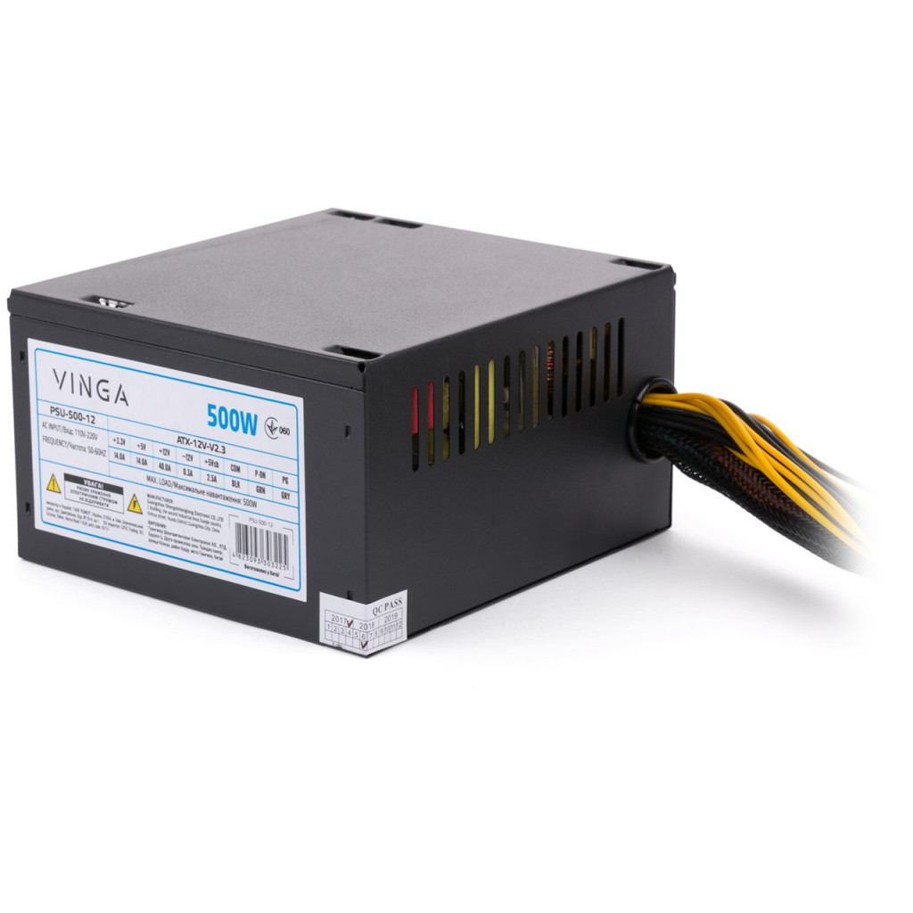 Блок живлення Vinga 500W ОЕМ (PSU-500-12) - зображення 7
