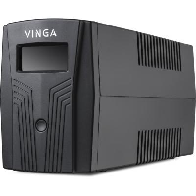 Пристрій безперебійного живлення Vinga LCD 600VA plastic case (VPC-600P) - зображення 4