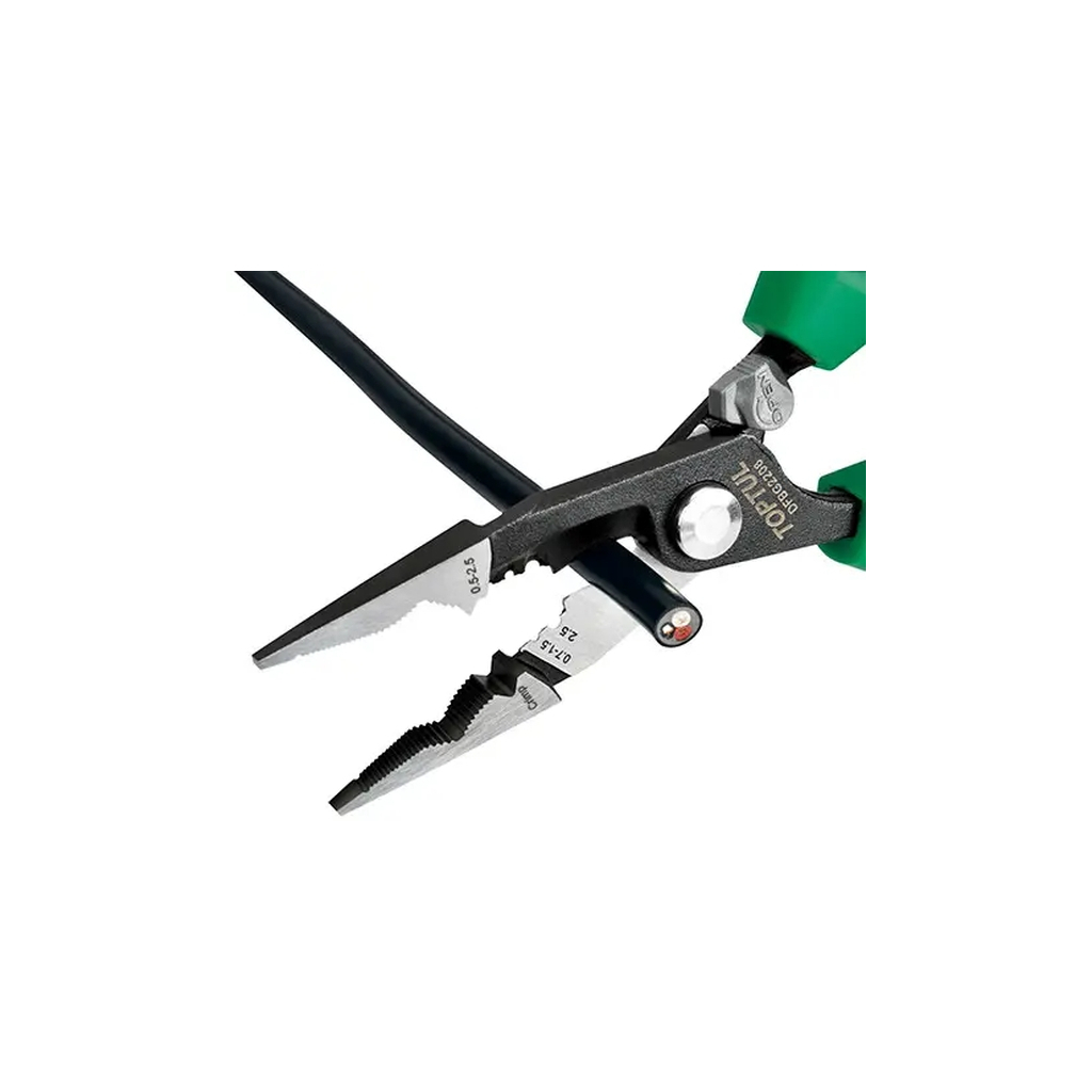 Плоскогубці Toptul електрика багатофункціональні 8" (200мм) (DFBG2208) - изображение 3