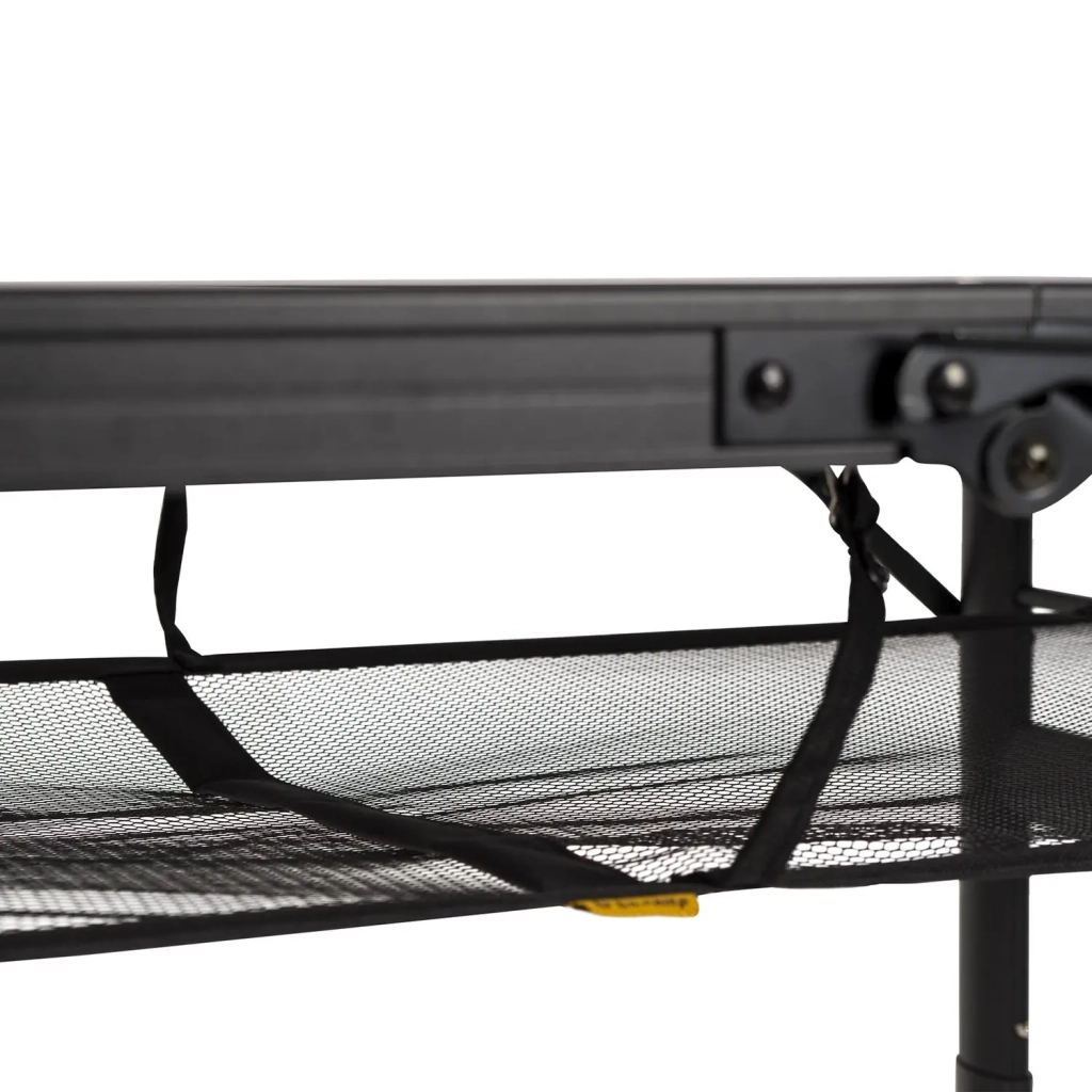 Туристичний стіл Bo-Camp Melrose Oval 120x80 cm Black/Wood look (1404220) - изображение 6