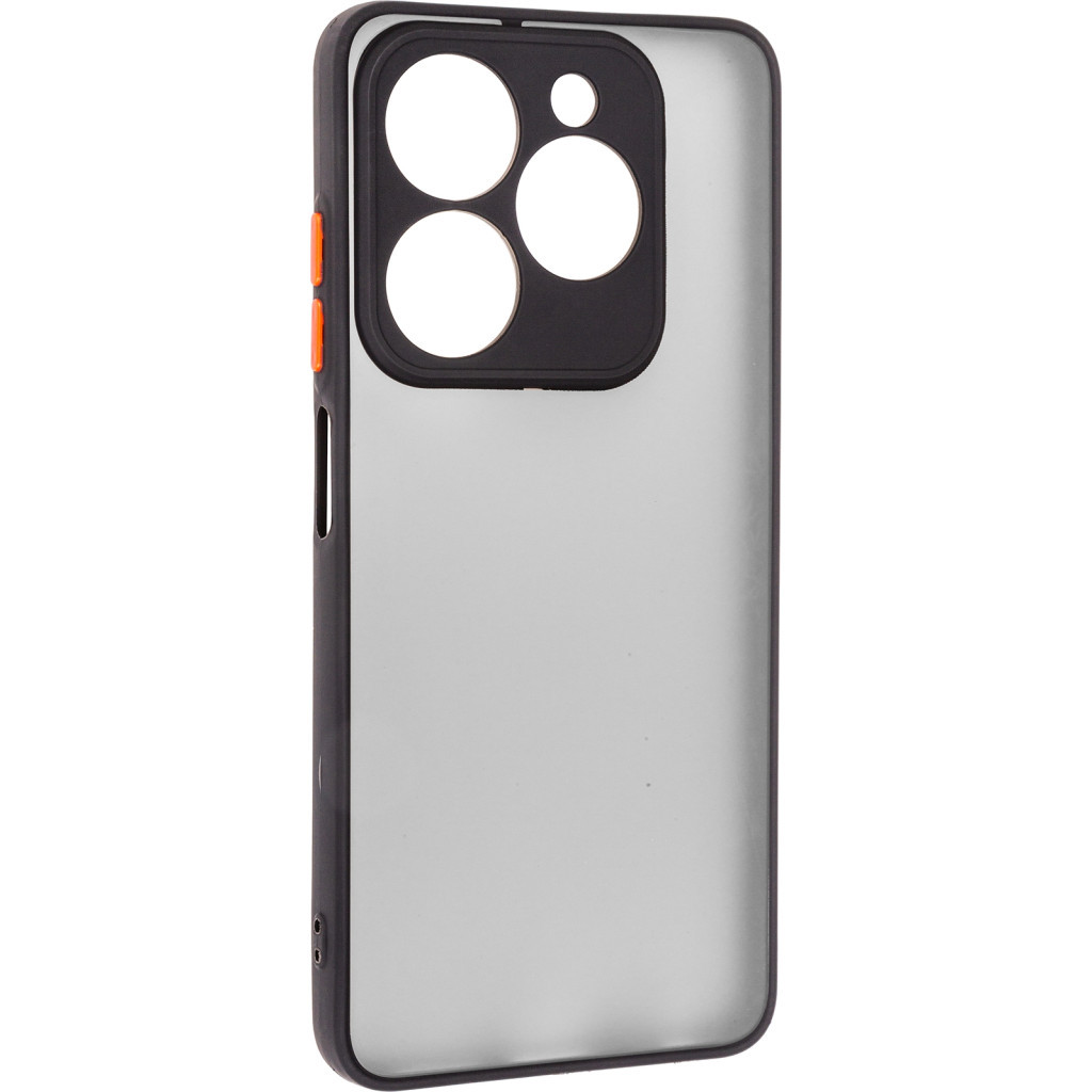 Чохол до мобільного телефона Armorstandart Frosted Matte Tecno Spark 20C (BG7n) Black (ARM73582) - зображення 1