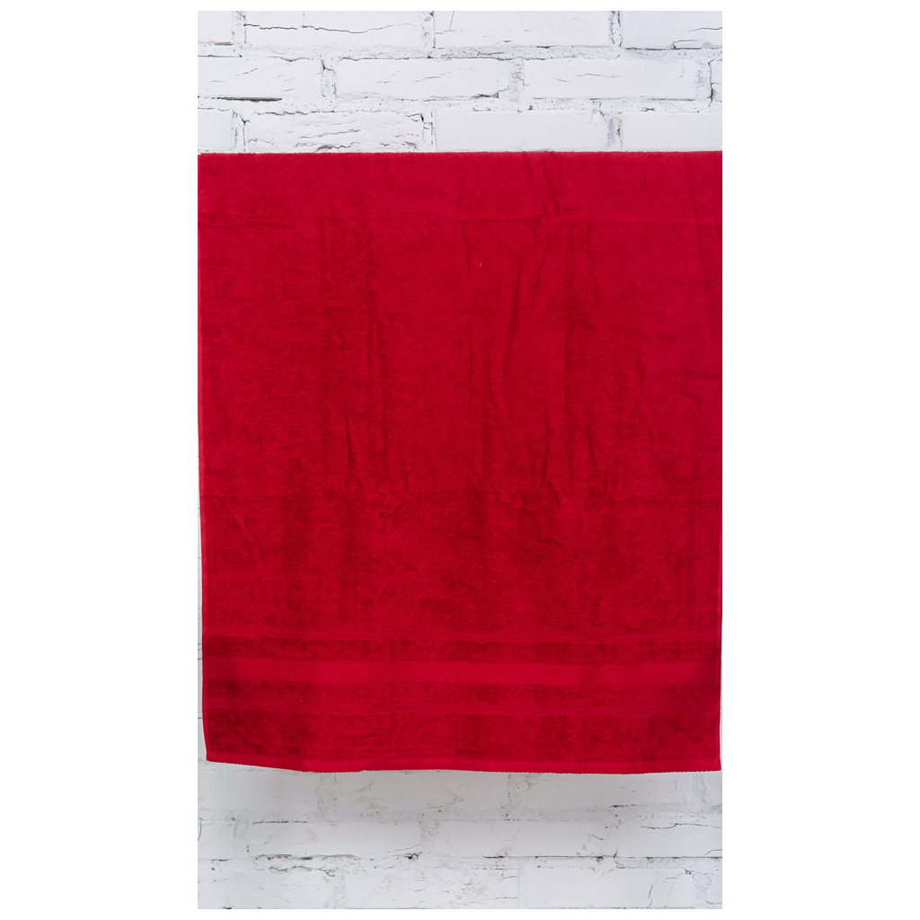 Рушник MirSon банний 5000 SoftNess Bordo 100x150 см (2200003181180) - зображення 2