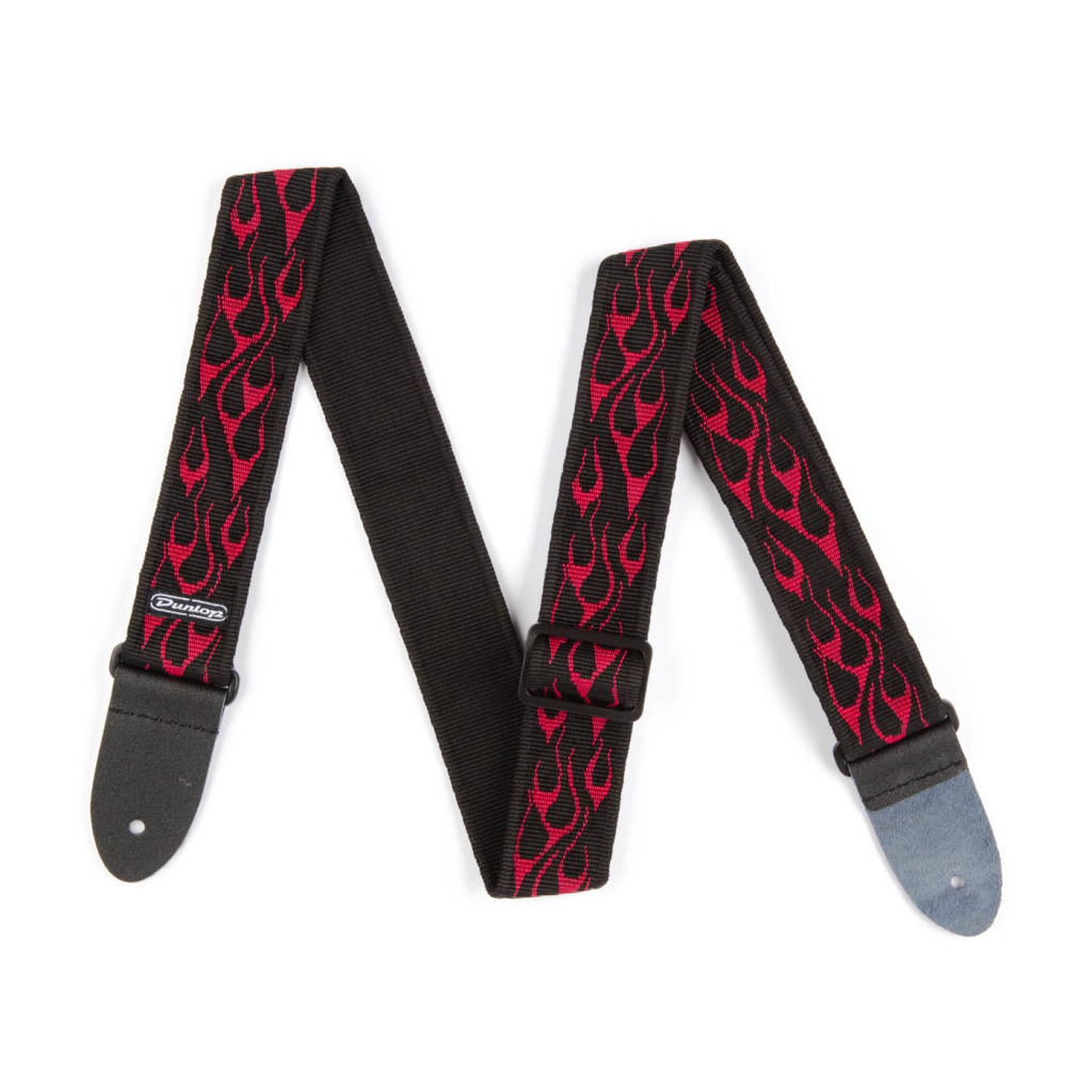 Ремінь для гітари Jim Dunlop Classic Strap Flambe Red (D38-11RD) - зображення 2