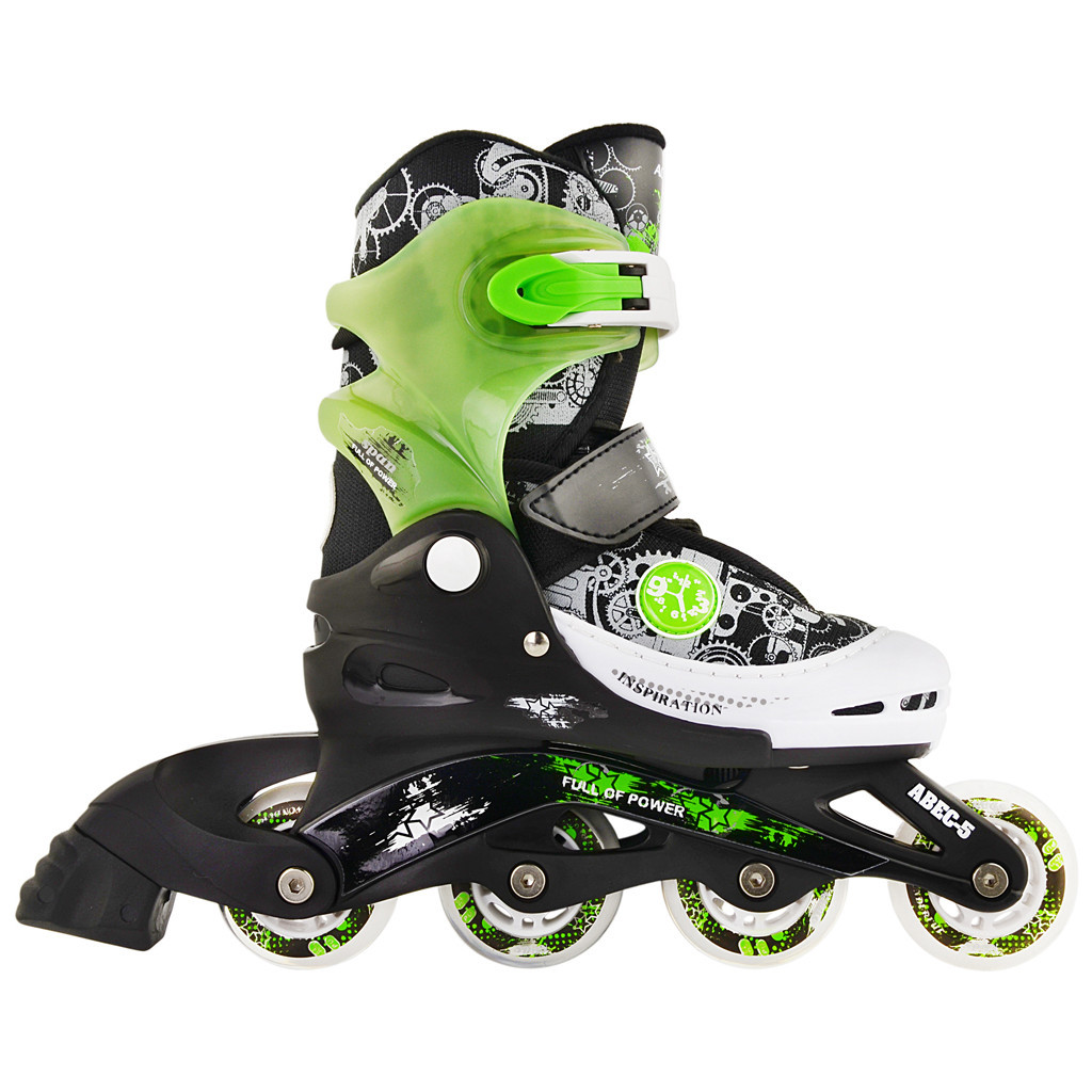 Роликові ковзани Action Pat Зелені 30-33 (PW-117CD-1/Green/30-33) - изображение 1