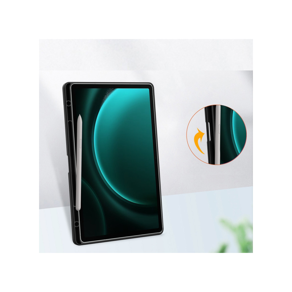 Чохол до планшета BeCover Soft Edge stylus holder Samsung Tab S9 Plus (SM-X810/SM-X816)/S9 FE Plus (SM-X610/SM-X616) 12.4" (710404) - зображення 7