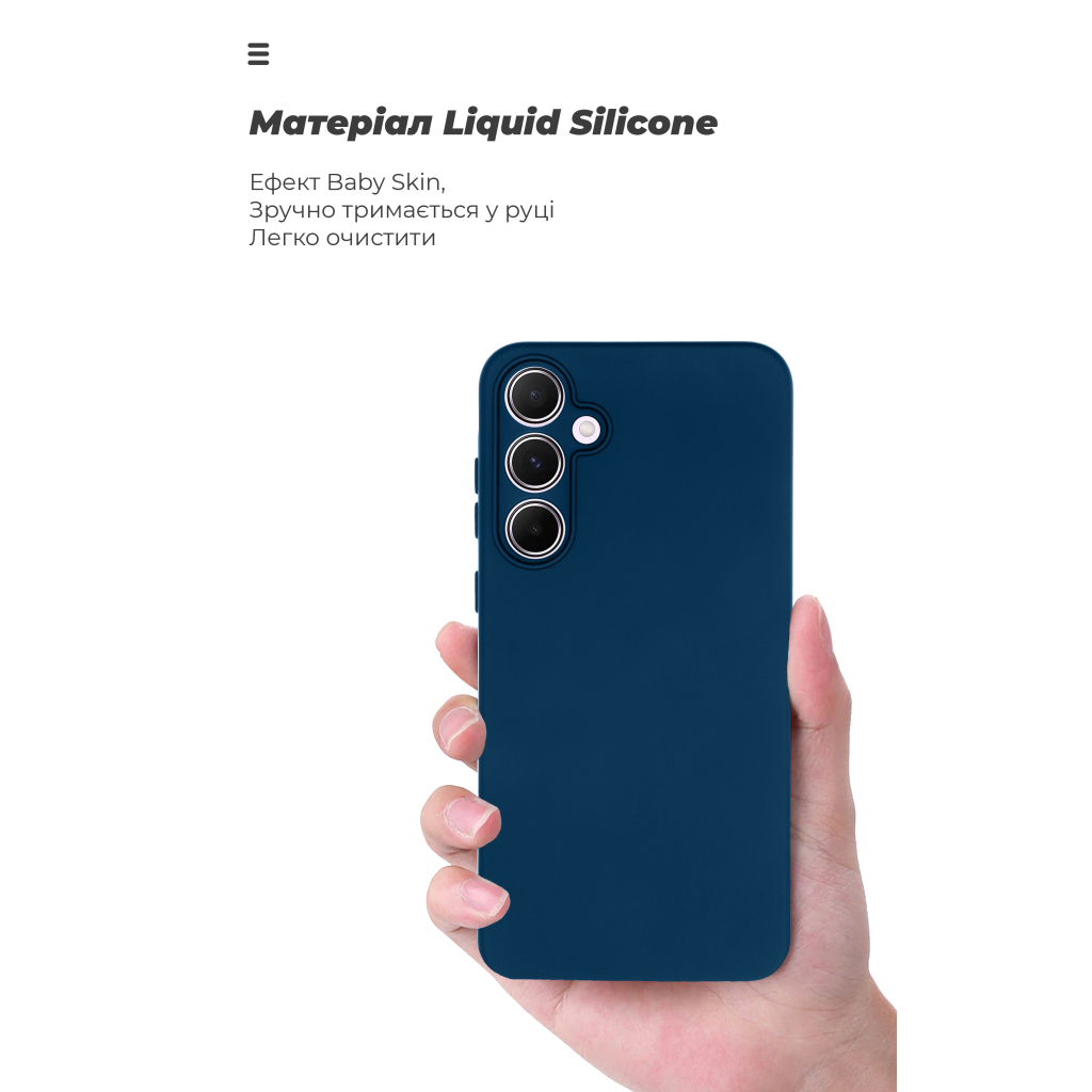 Чохол до мобільного телефона Armorstandart ICON Samsung A55 5G (A556) Camera cover Dark Blue (ARM83171) - зображення 7